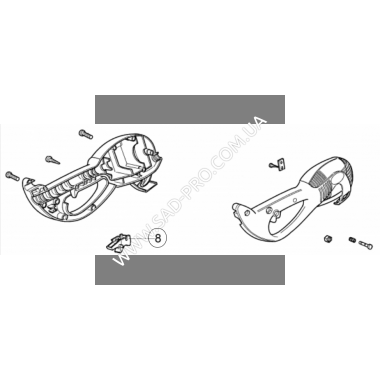 Кнопка управления для Oleo-Mac TR 61 / TR 92